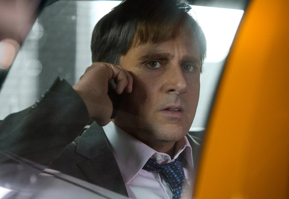 A close up of Steve Carrell in a scene of The Big Short